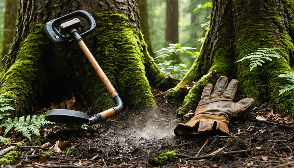 treasure hunting in forests