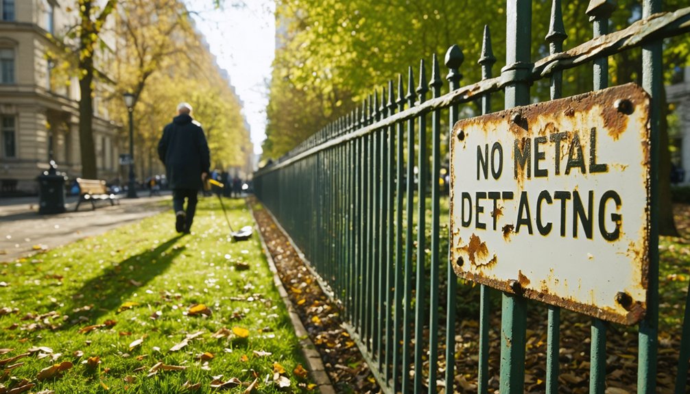 urban metal detecting limitations