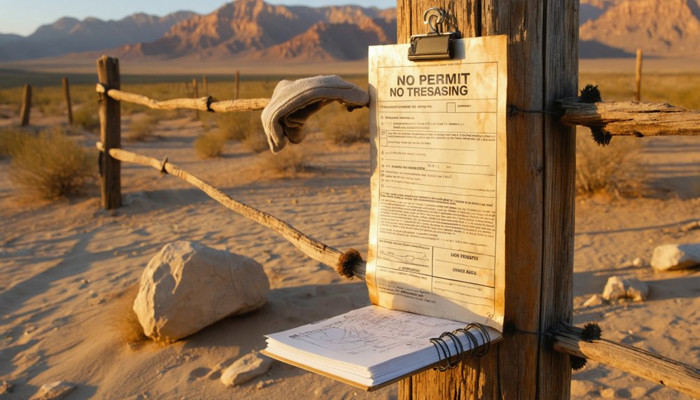verify land ownership first