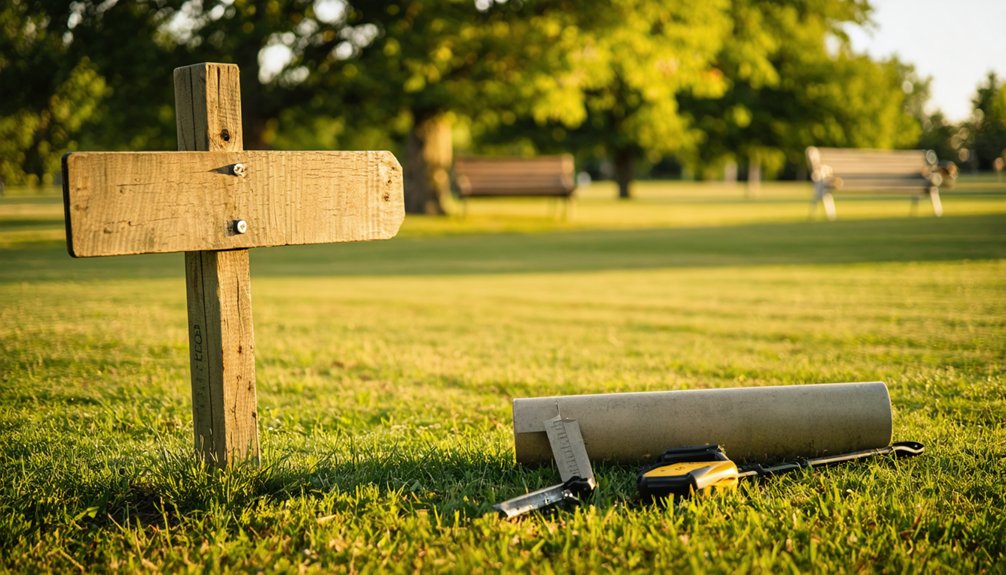 approved tools and shallow digging