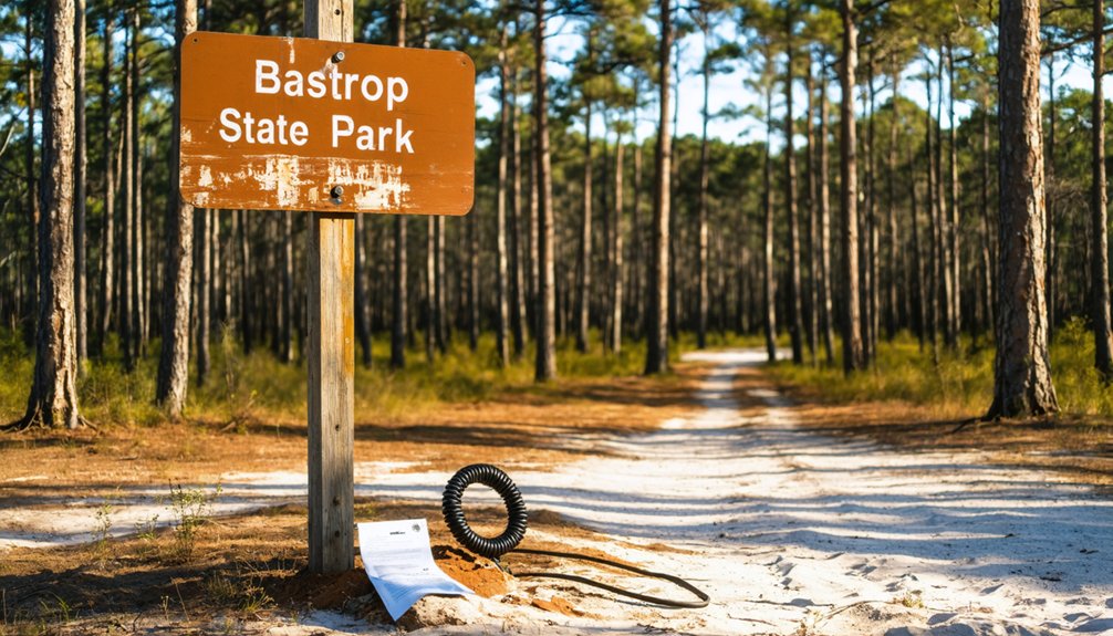 bastrop metal detecting permits required
