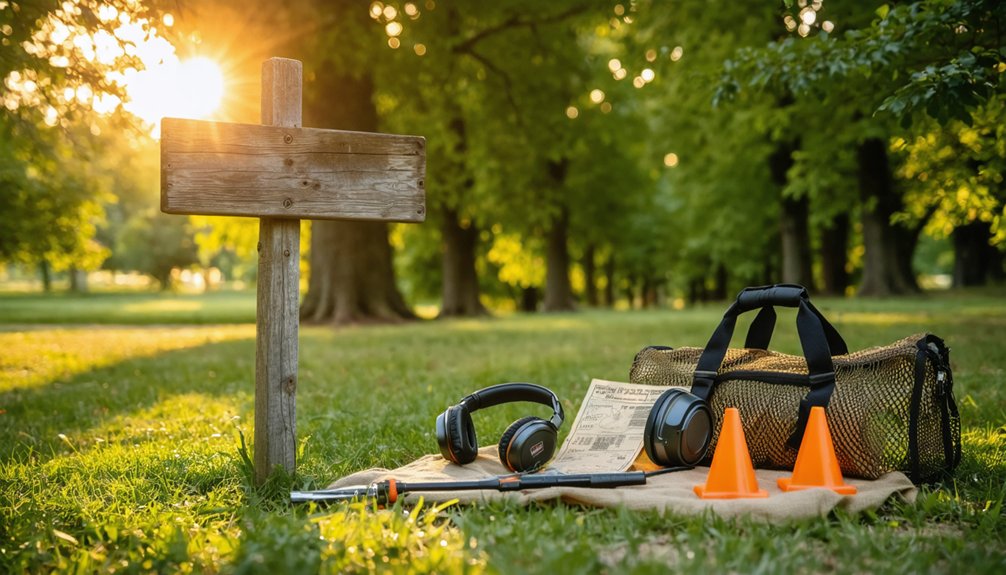 compliant metal detecting practices