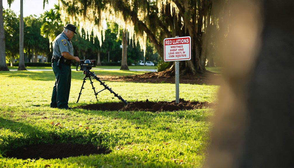 consequences of metal detecting