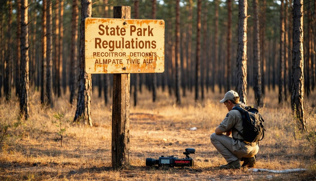 detectorist permit rules apply