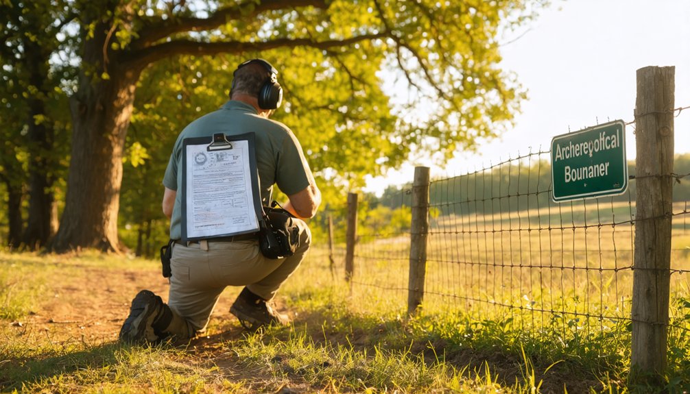 follow archaeological detection rules