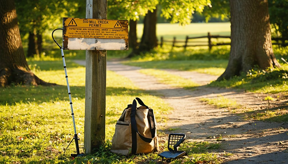 follow metal detecting regulations