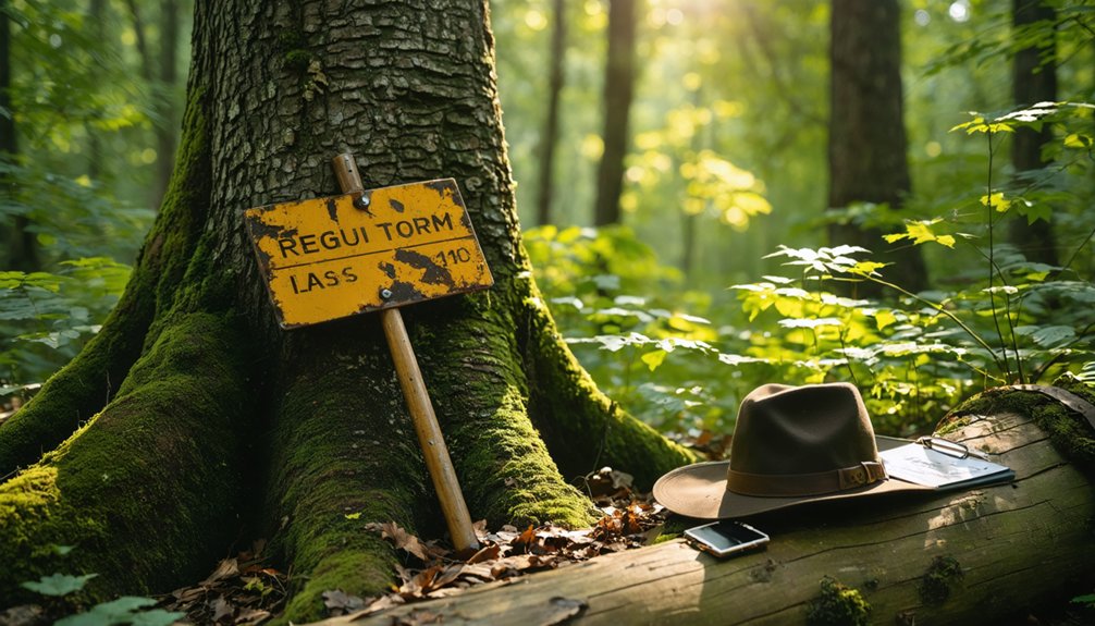 forest metal detecting rules