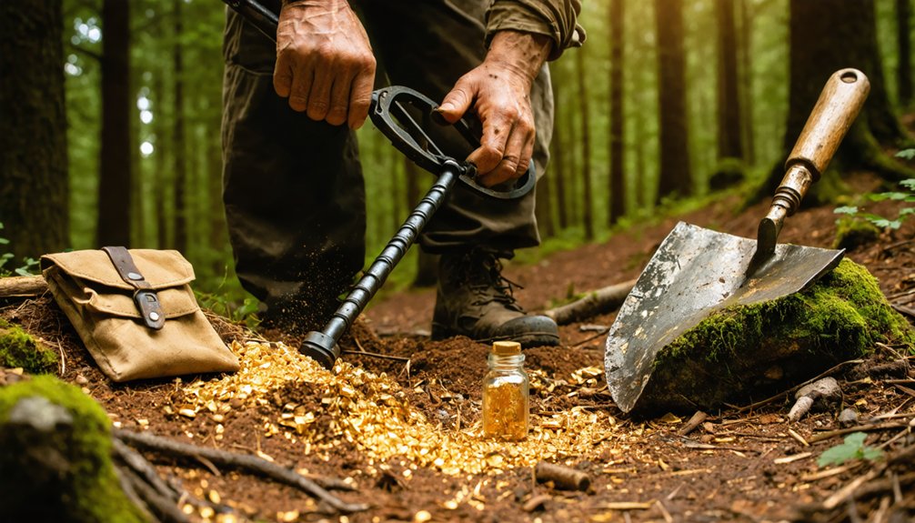 gold rush metal detecting