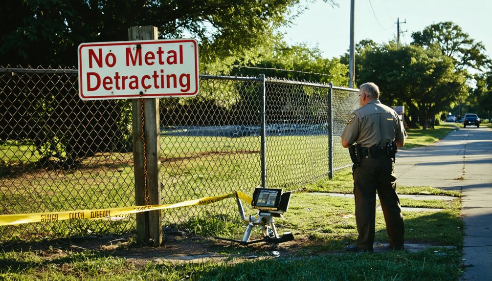 illegal metal detecting consequences