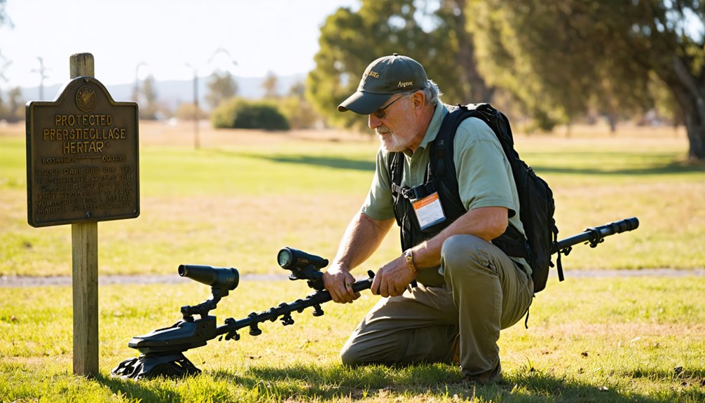 legal limits on metal detecting