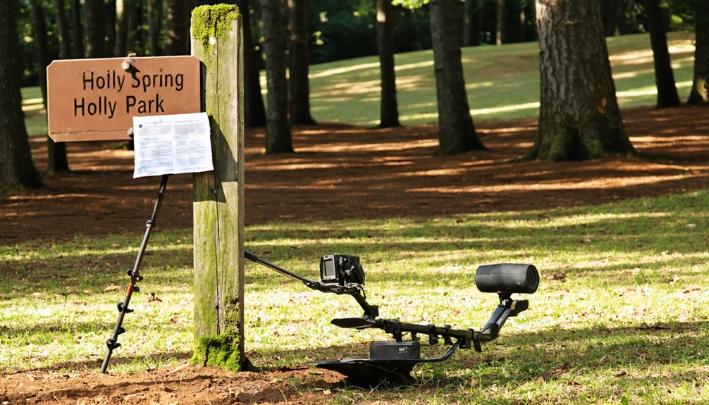 legal metal detecting locations
