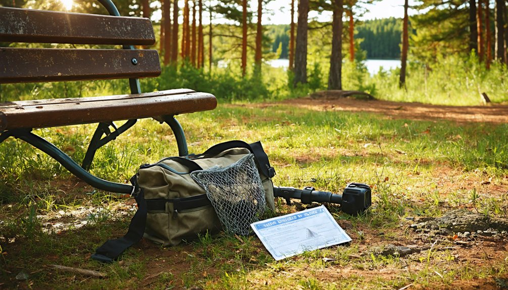 legal metal detecting locations