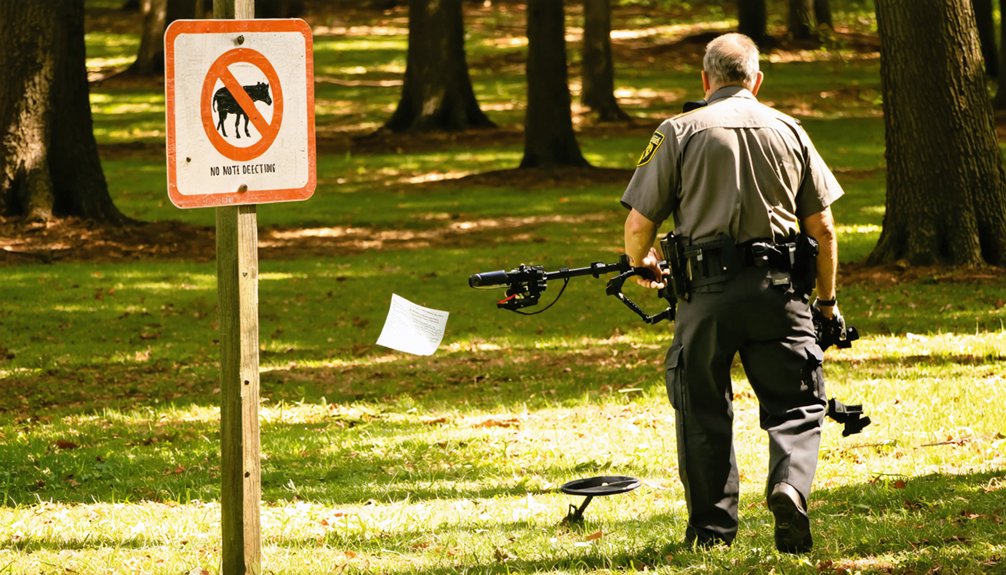legal risks of metal detecting