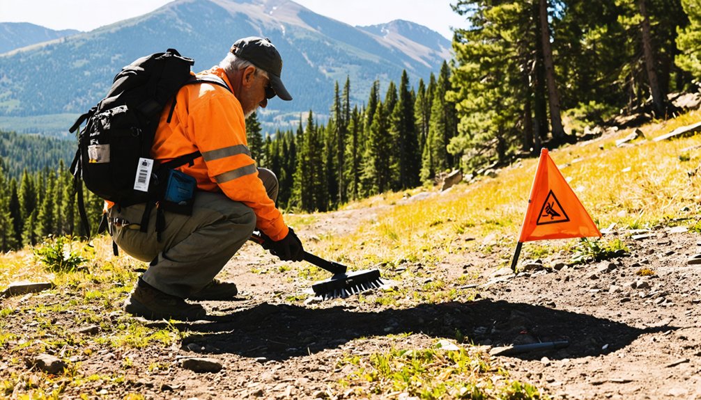 metal detecting access rules