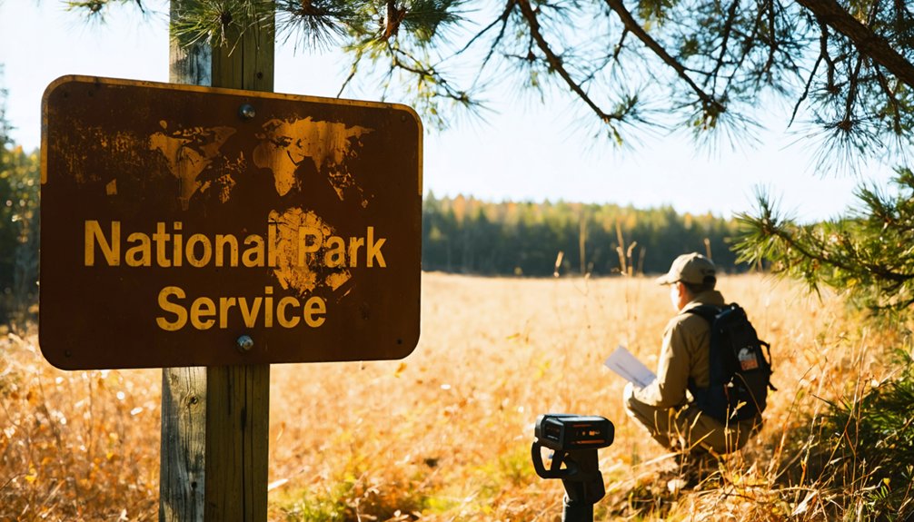 metal detecting is prohibited