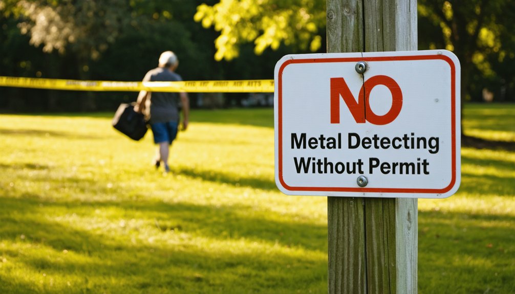metal detecting legal risks