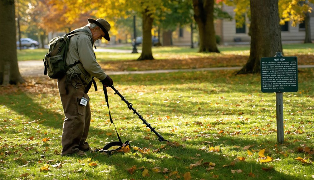 metal detecting location guidelines