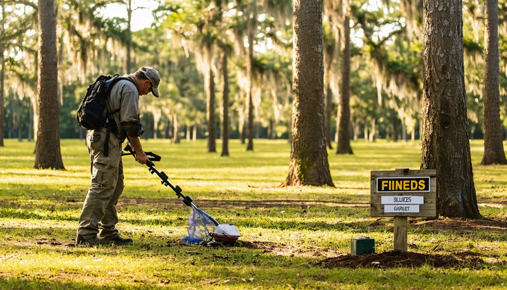 metal detecting park regulations