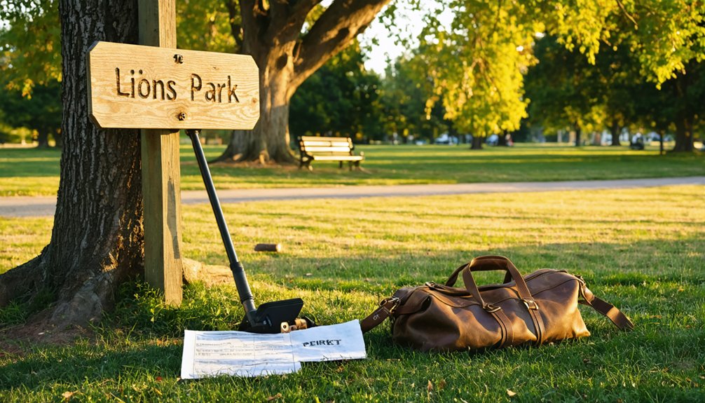 metal detecting park rules