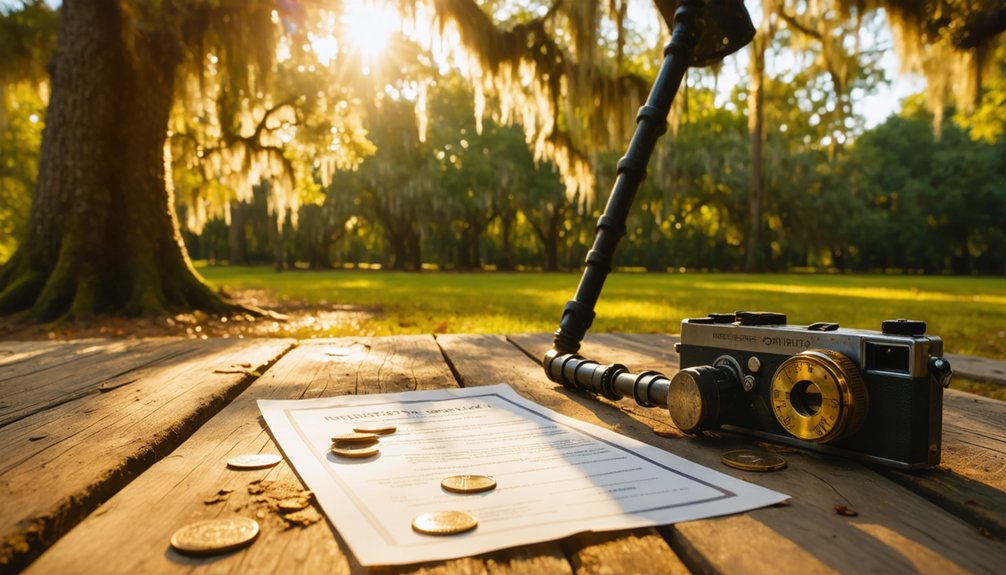 metal detecting permit process