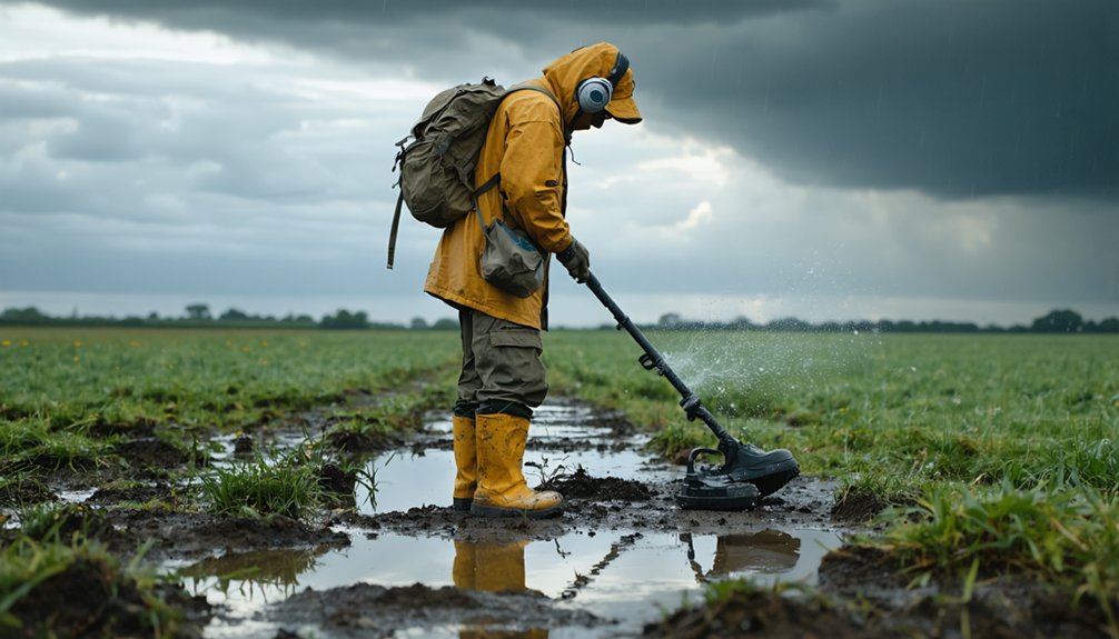 metal detecting rain tips