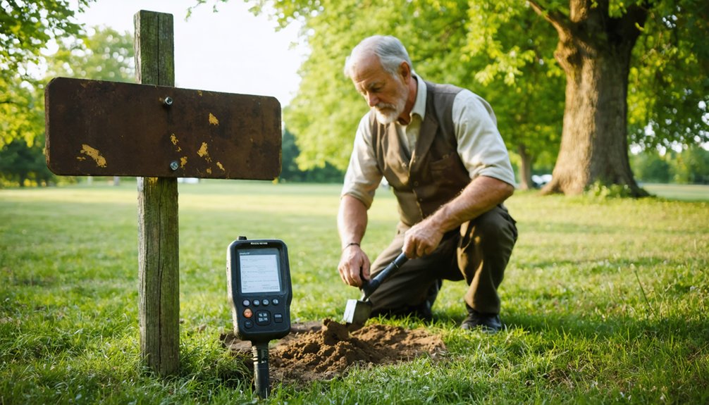 metal detecting regulations belvidere