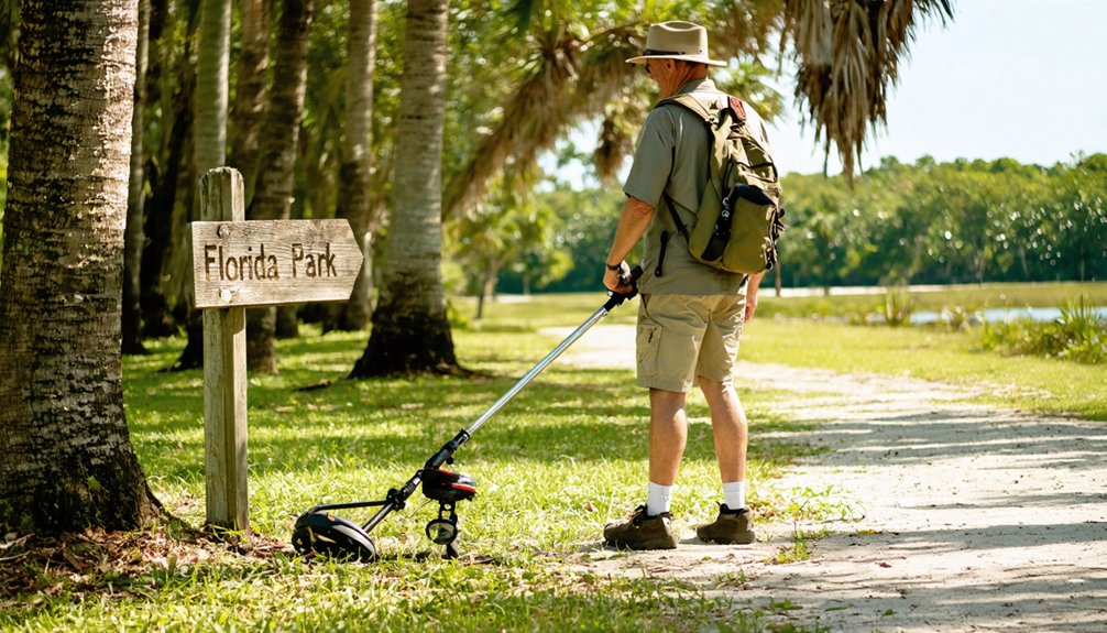 metal detecting regulations edgewater