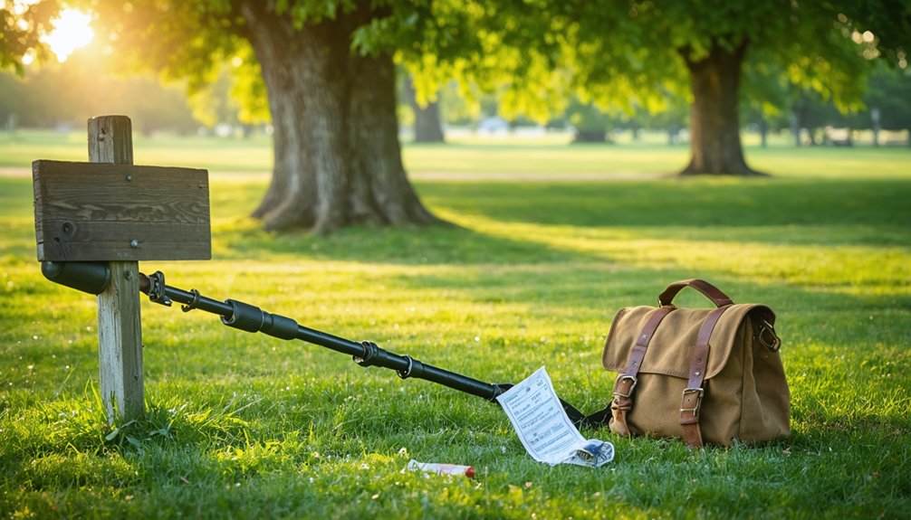 metal detecting regulations greenville