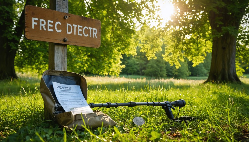 metal detecting regulations holmen