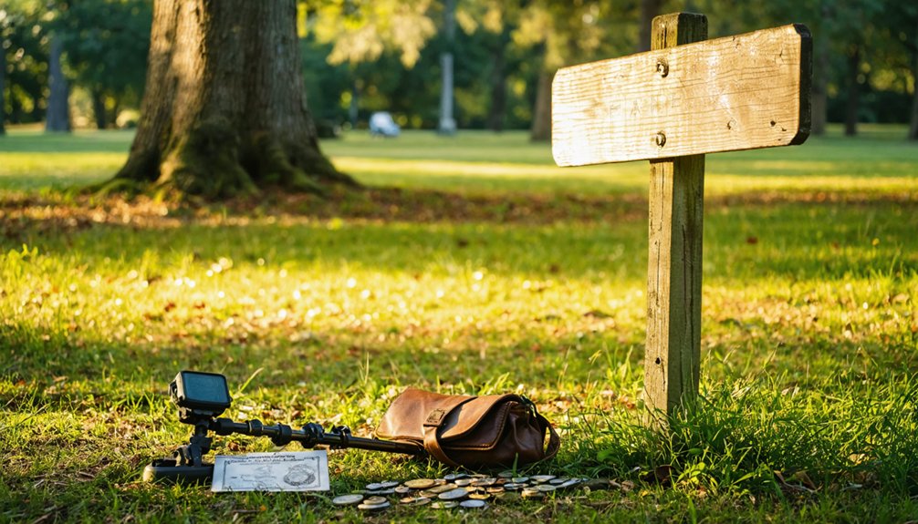metal detecting regulations lewisville