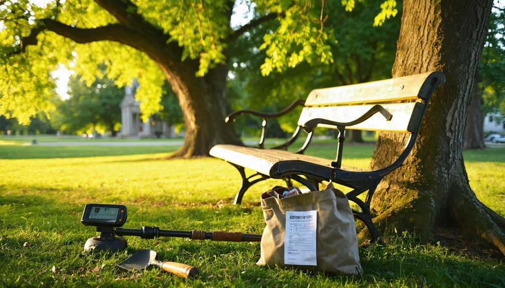 metal detecting regulations marshall