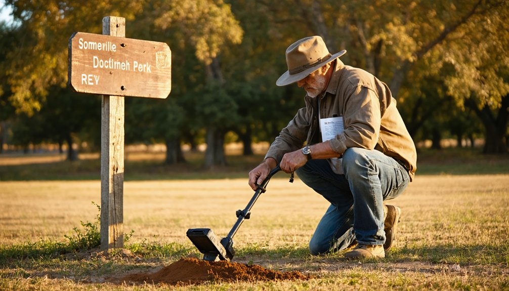 metal detecting regulations somerville