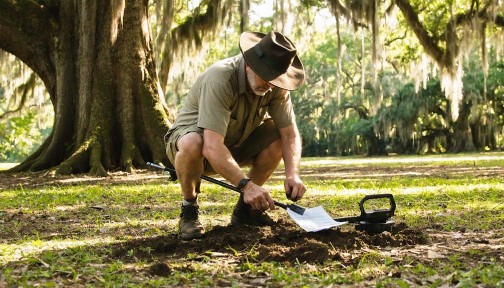 metal detecting regulations st george