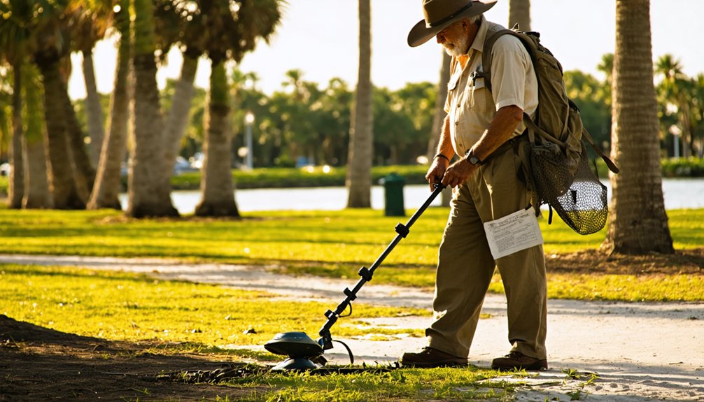 metal detecting regulations stuart