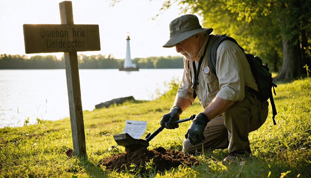metal detecting regulations vermilion
