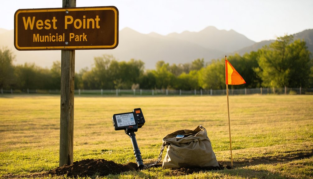 metal detecting regulations west point