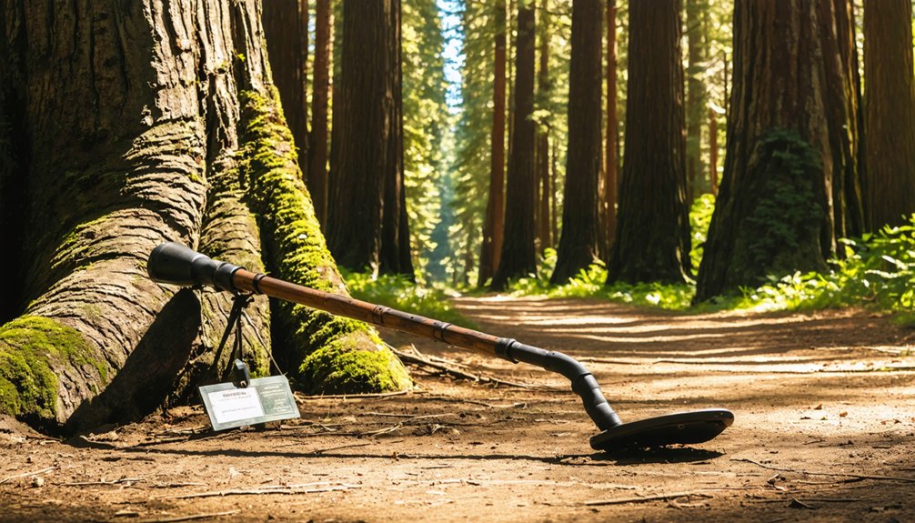 metal detecting regulations woodside