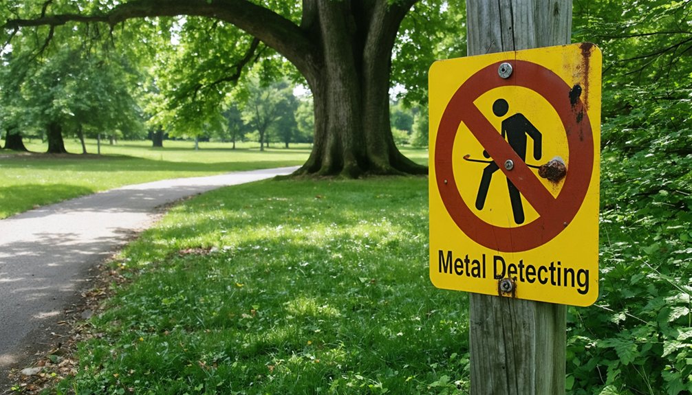 metal detecting restrictions near gurnee