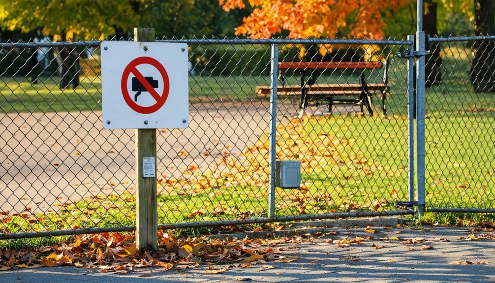 metal detecting restrictions nearby