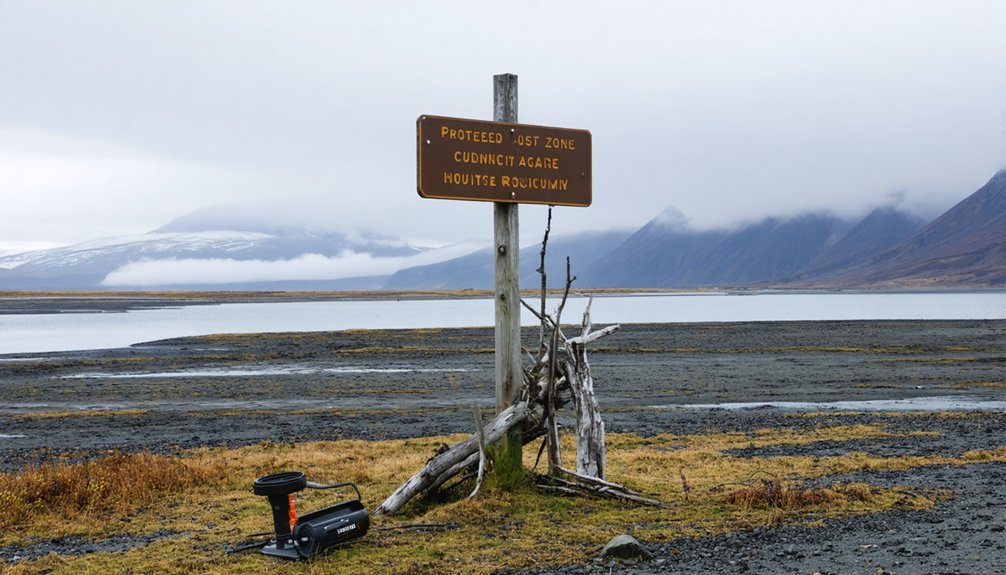 metal detecting restrictions sand point