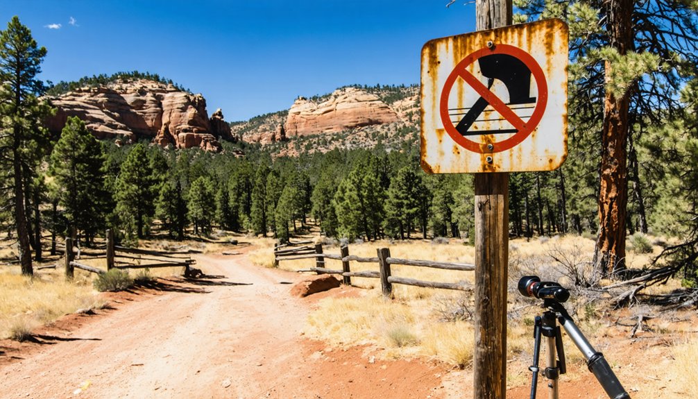 metal detecting strictly prohibited