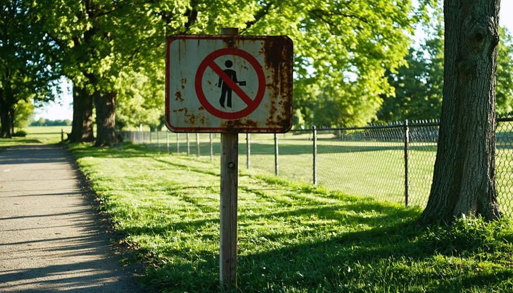 metal detector usage restrictions