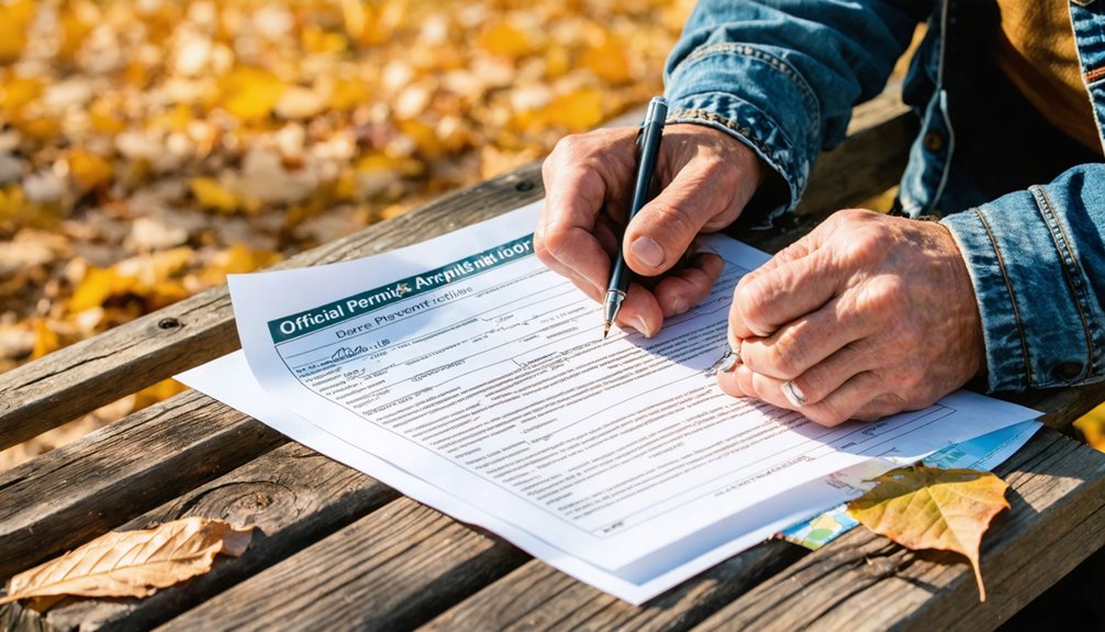 obtain metal detecting permit