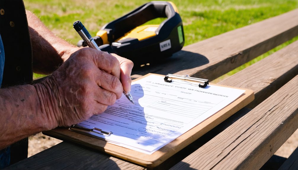 obtain proper metal detecting permit