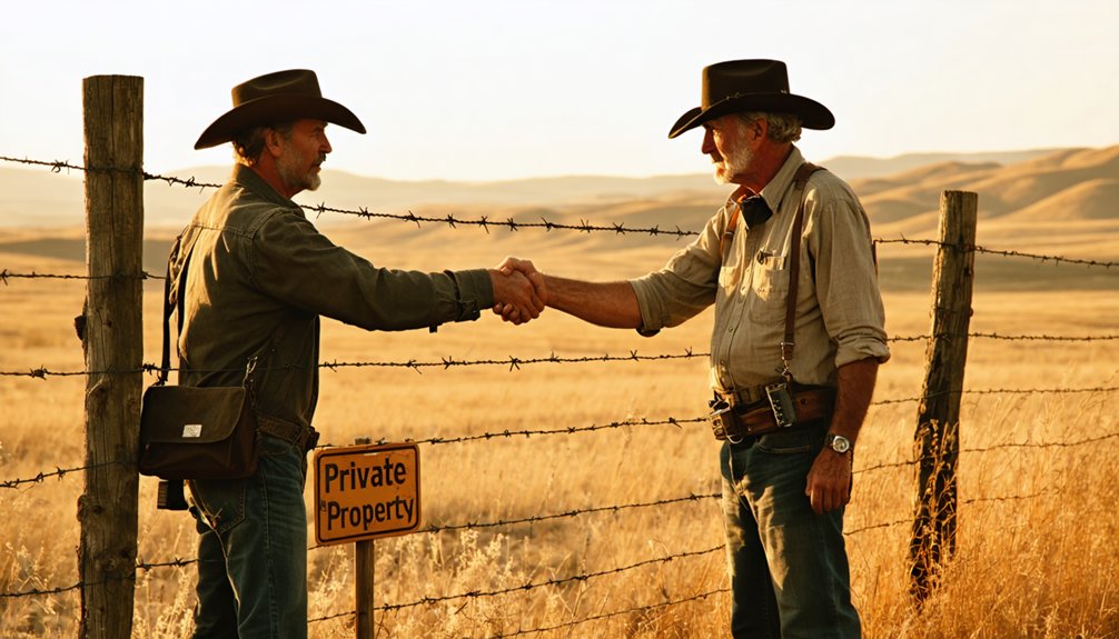 obtain written landowner permission