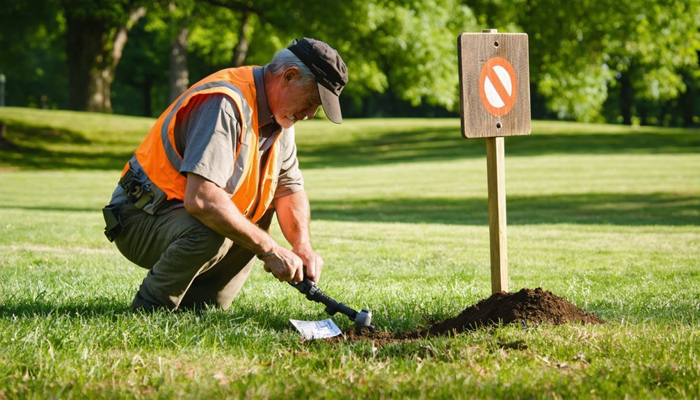 park digging conduct guidelines