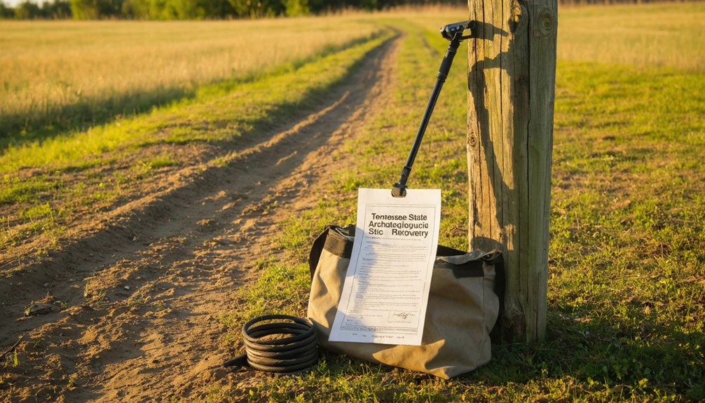 permit required for metal detecting