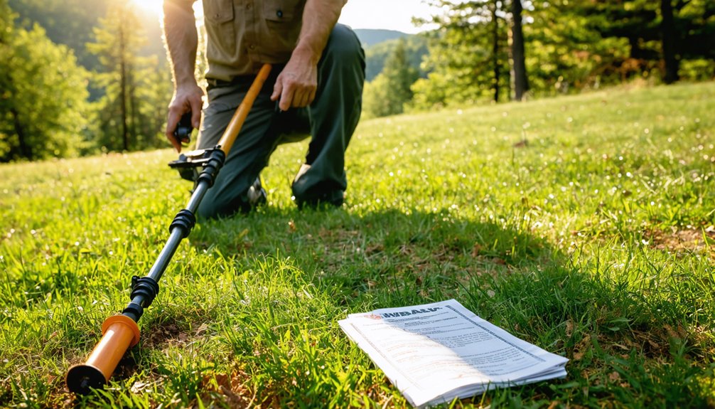 permits required for metal detecting