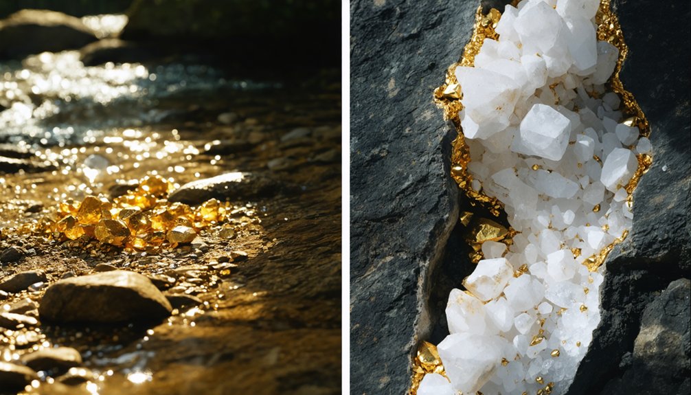 placer vs lode gold