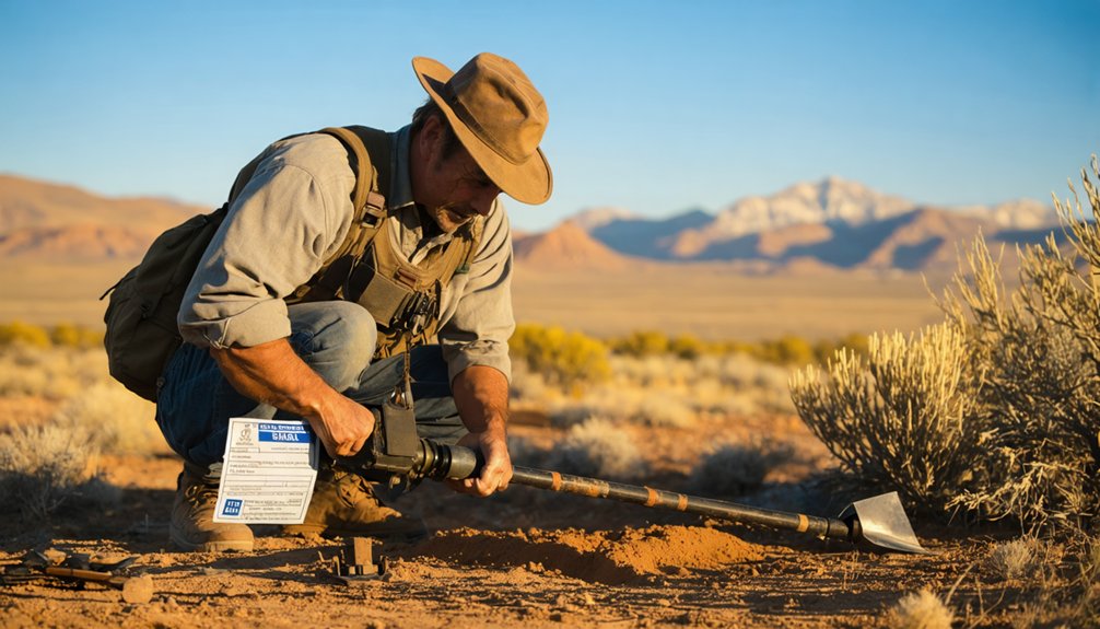 respect blm metal detecting regulations